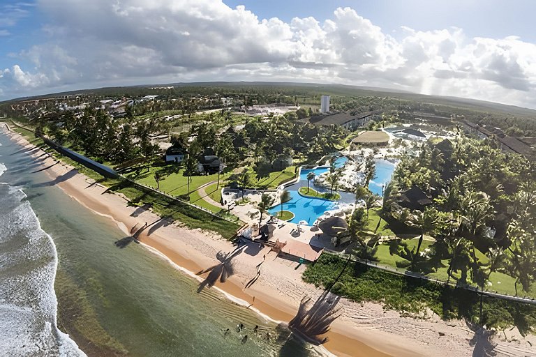 Flat com 2 quartos no Beach Class Resort Muro Alto