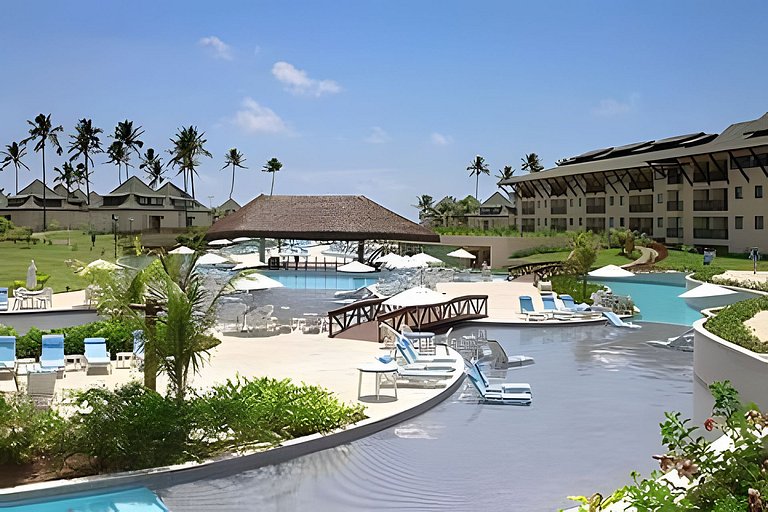 Flat com 2 quartos no Beach Class Resort Muro Alto