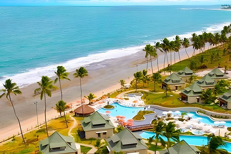 Flat com 2 quartos no Beach Class Resort Muro Alto