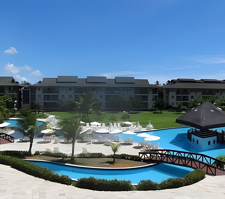 Flat com 2 quartos no Beach Class Resort Muro Alto