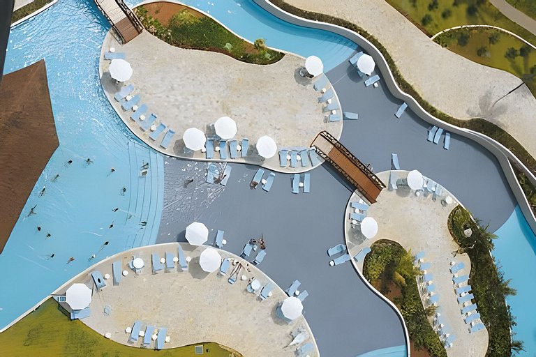 Flat com 2 quartos no Beach Class Resort Muro Alto