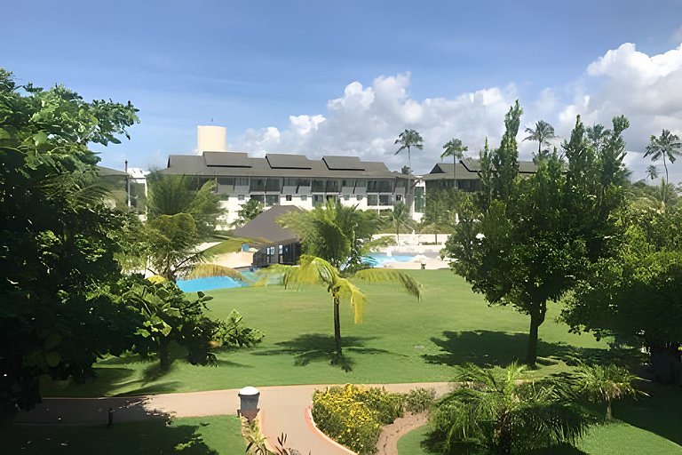 Flat com 2 quartos no Beach Class Resort Muro Alto