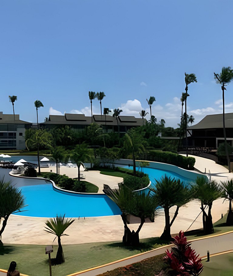 Flat com 2 quartos no Beach Class Resort Muro Alto
