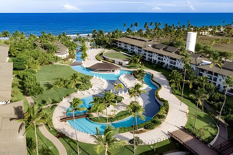Flat com 2 quartos no Beach Class Resort Muro Alto