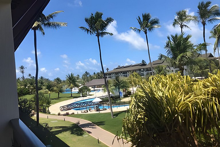 Flat com 2 quartos no Beach Class Resort Muro Alto