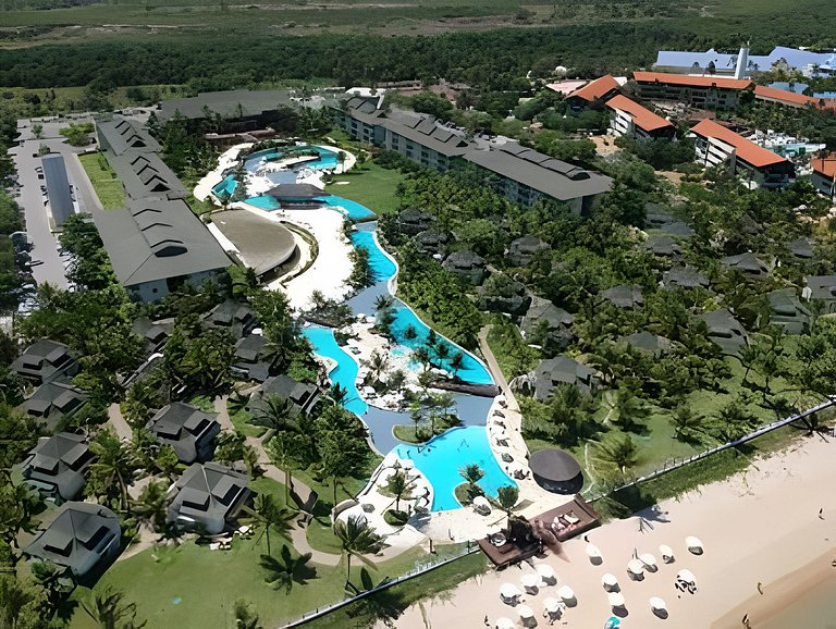 Flat com 2 quartos no Beach Class Resort Muro Alto