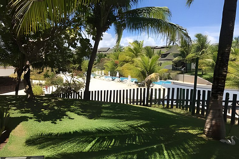 Flat com 2 quartos no Beach Class Resort Muro Alto