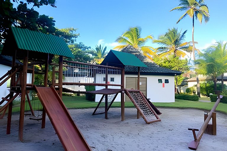Flat com 2 quartos no Beach Class Resort Muro Alto