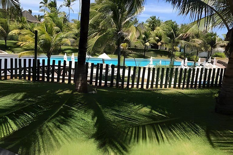 Flat com 2 quartos no Beach Class Resort Muro Alto