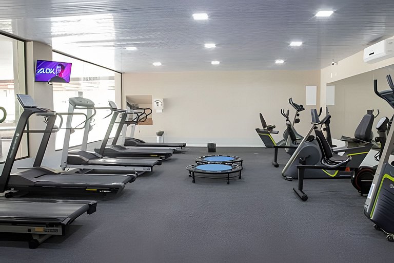 Flat com 2 quartos no Beach Class Resort Muro Alto