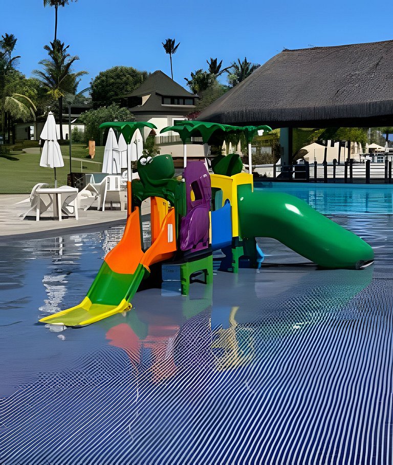 Flat com 2 quartos no Beach Class Resort Muro Alto