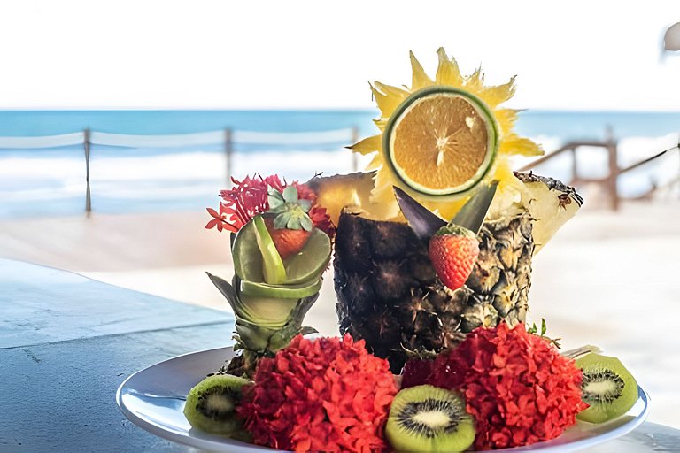 Flat com 2 quartos no Beach Class Resort Muro Alto