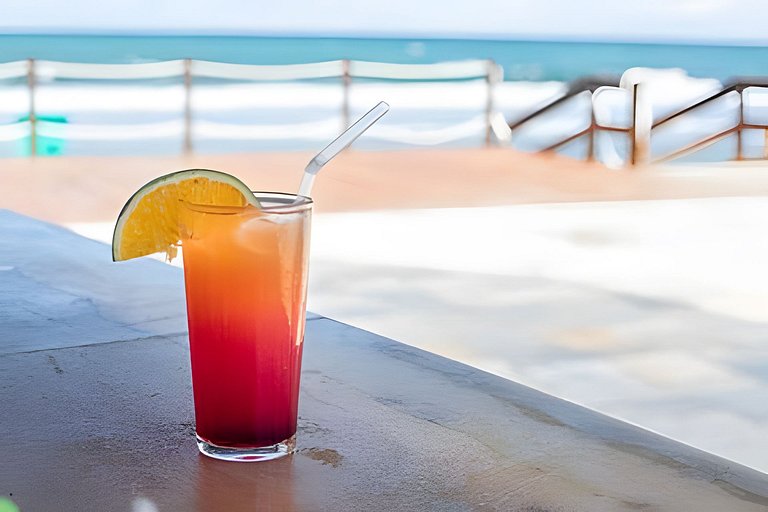Flat com 2 quartos no Beach Class Resort Muro Alto
