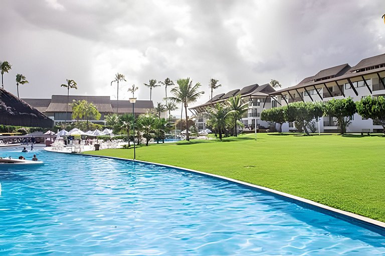 Flat com 2 quartos no Beach Class Resort Muro Alto