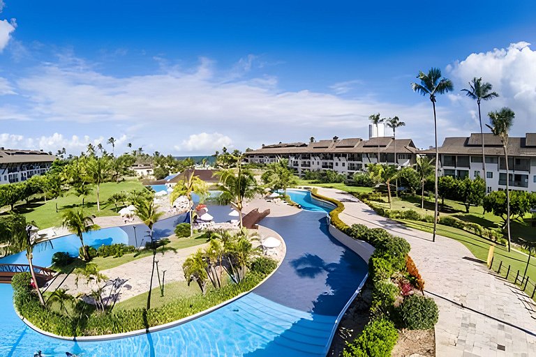 Flat com 2 quartos no Beach Class Resort Muro Alto