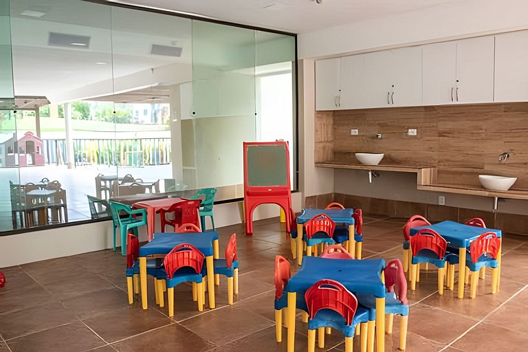 Flat com 2 quartos no Beach Class Resort Muro Alto