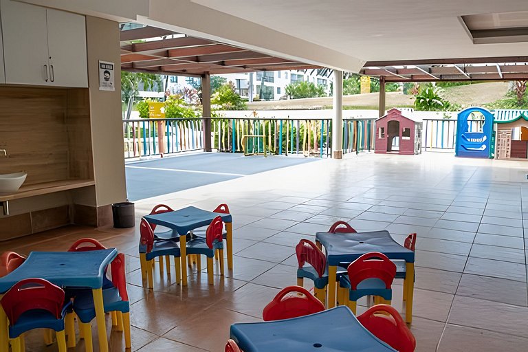 Flat com 2 quartos no Beach Class Resort Muro Alto