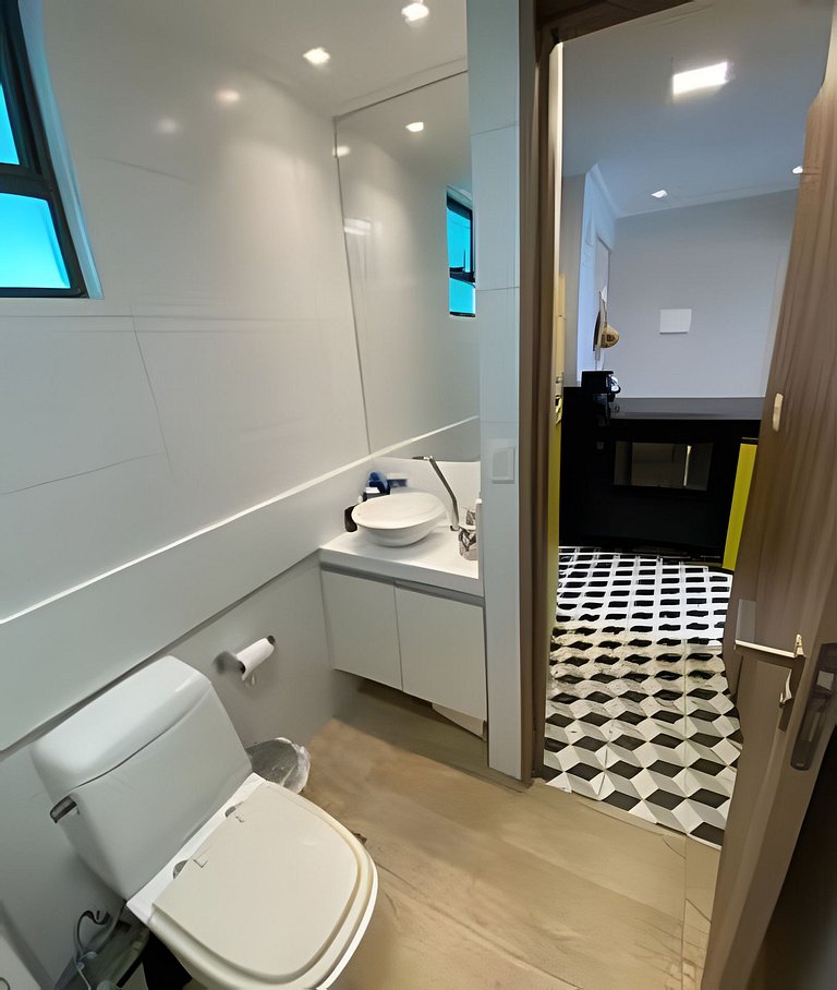 Flat com 2 quartos no Beach Class Resort Muro Alto