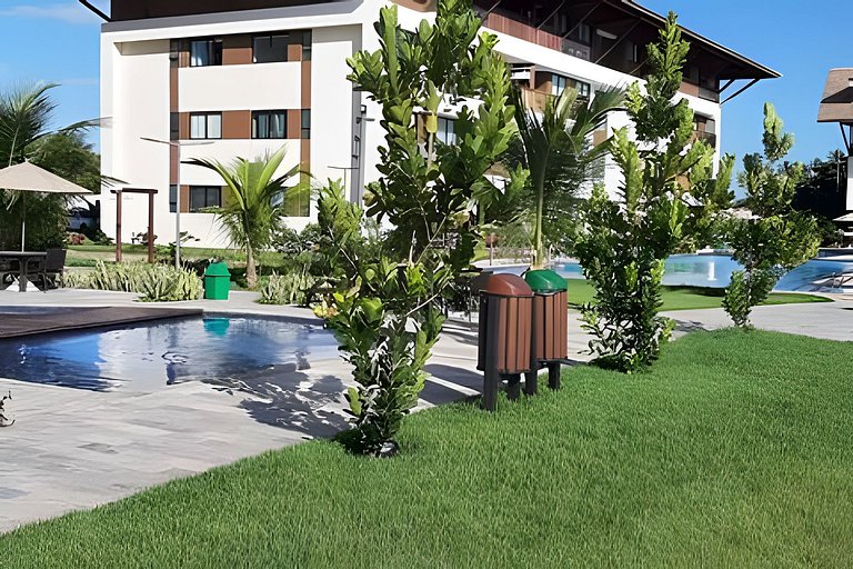 Flat 3 quartos Cupe Beach Living