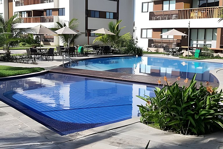 Flat 3 quartos Cupe Beach Living
