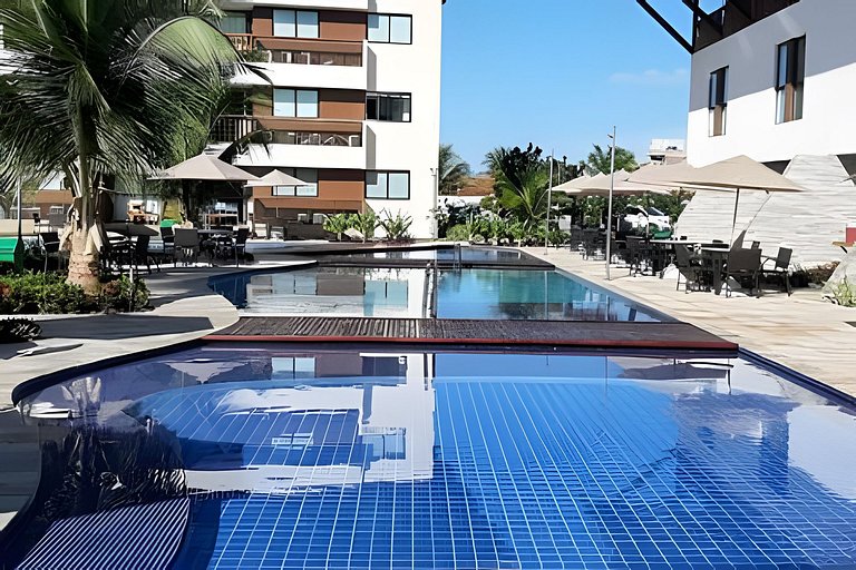 Flat 3 quartos Cupe Beach Living