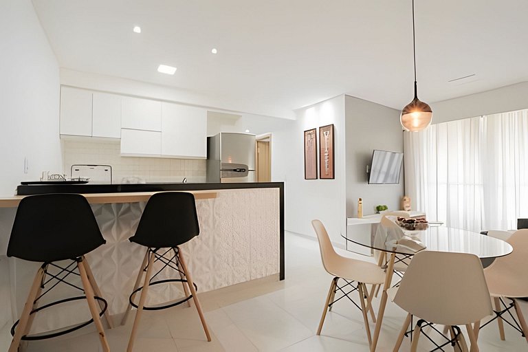 Flat 3 quartos Cupe Beach Living