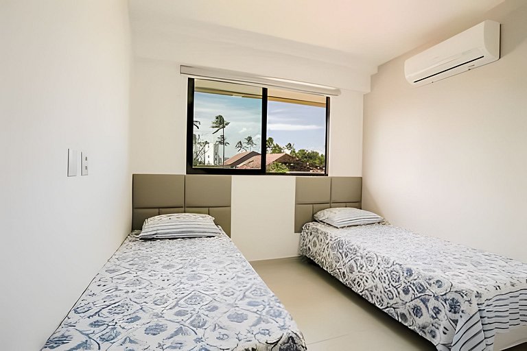 Flat 3 quartos Cupe Beach Living