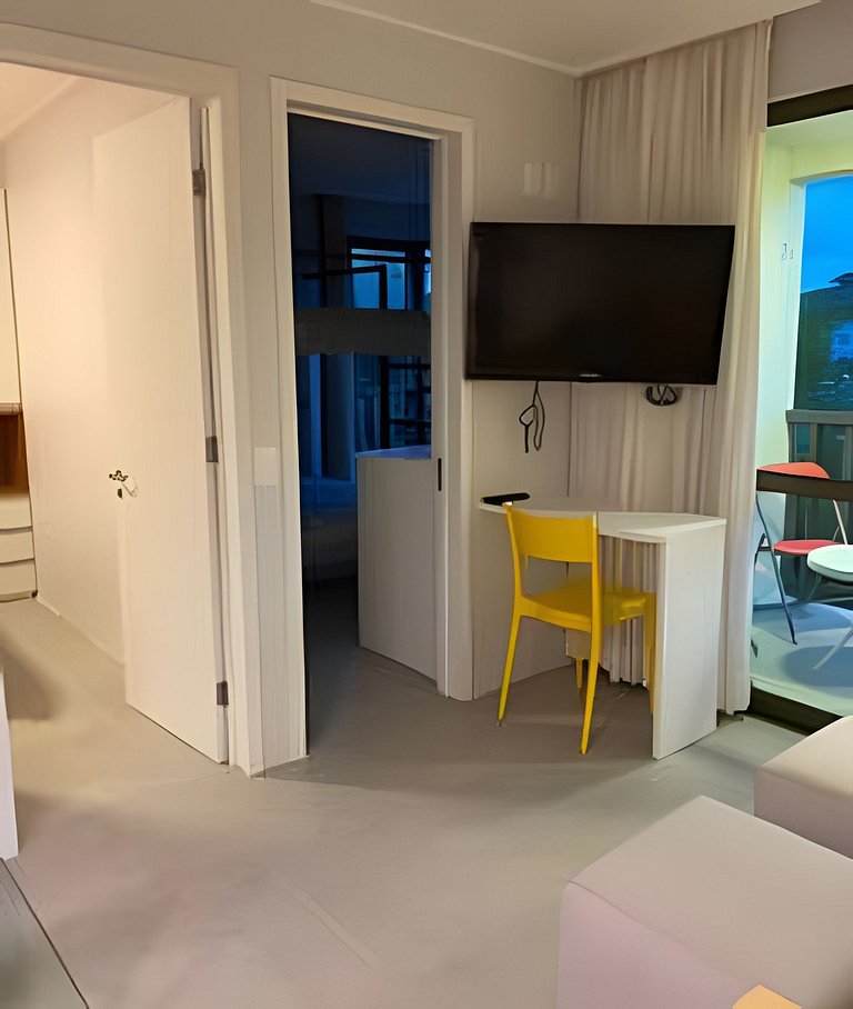 Flat 02 quartos no Beach Class