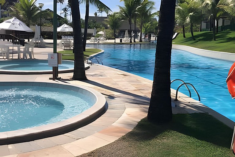 Flat 02 quartos no Beach Class