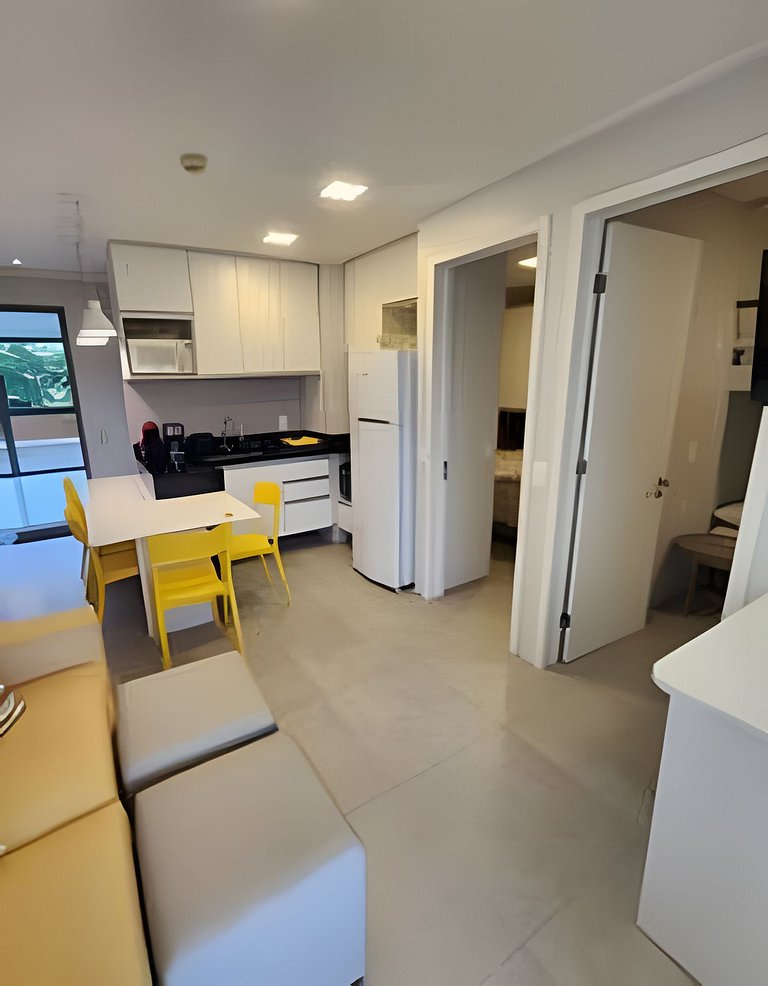 Flat 02 quartos no Beach Class