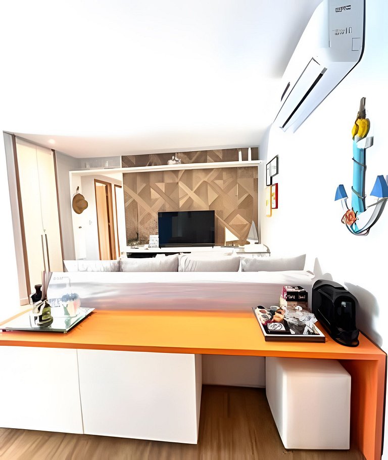 Flat com 03 Quartos Térreo no Cupe Beach Living
