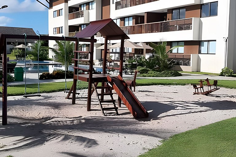 Flat com 03 Quartos Térreo no Cupe Beach Living