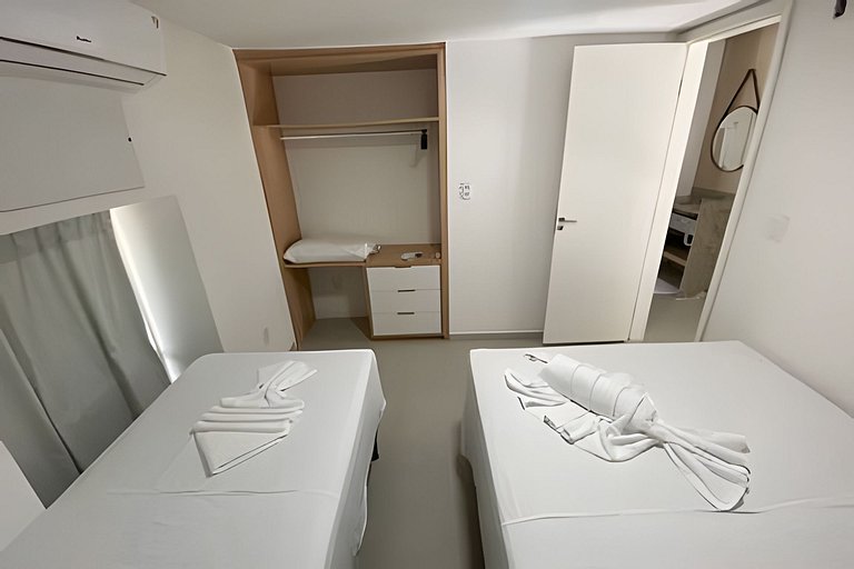 Flat duplex com 03 quartos no Ancorar Resort