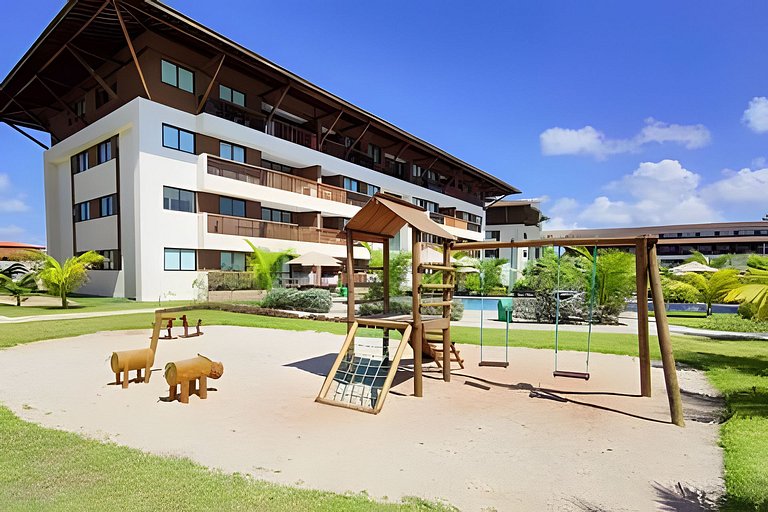 Flat 02 quartos no Cupe Beach em Porto de Galinhas