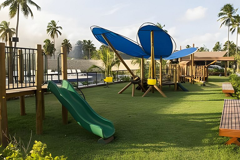 Flat com 03 Suítes e jacuzzi no Malawi Resort