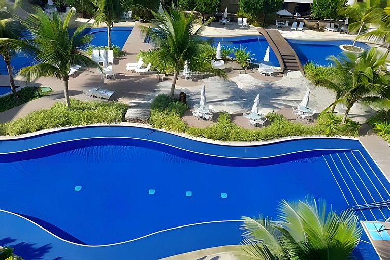 Flat com 03 Suítes e jacuzzi no Malawi Resort