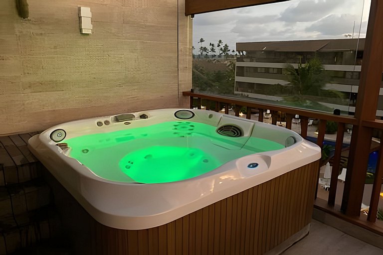 Flat com 03 Suítes e jacuzzi no Malawi Resort