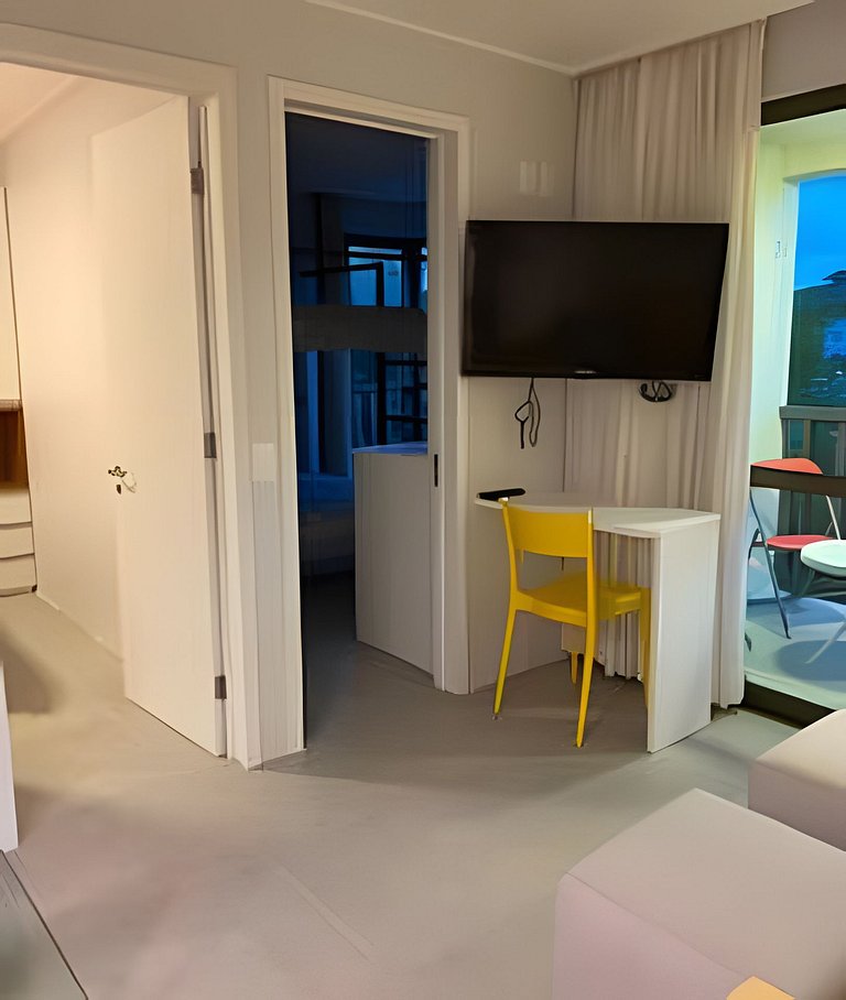 Flat 02 quartos no Beach Class Resort Muro Alto