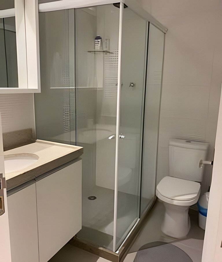 Flat 02 quartos no Beach Class Resort Muro Alto