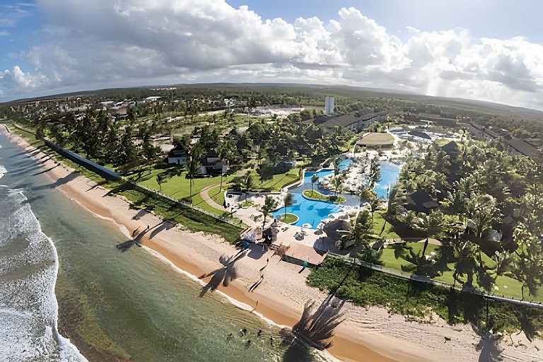 Flat 02 quartos no Beach Class Resort Muro Alto