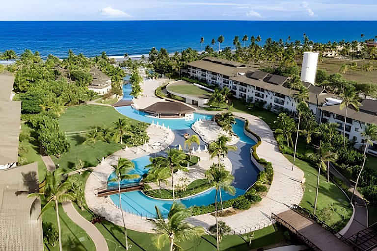 Flat 02 quartos no Beach Class Resort Muro Alto