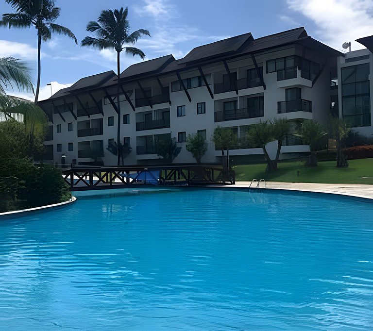 Flat 02 quartos no Beach Class Resort Muro Alto