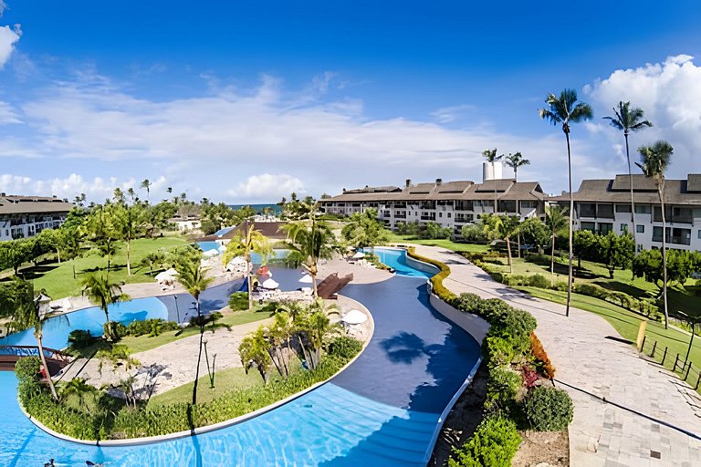 Flat 02 quartos no Beach Class Resort Muro Alto