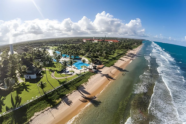 Flat 02 quartos no Beach Class Resort Muro Alto